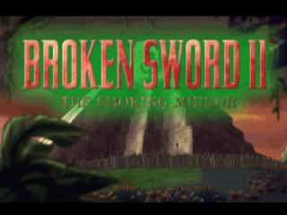 Broken Sword 2 title screen for Playstation